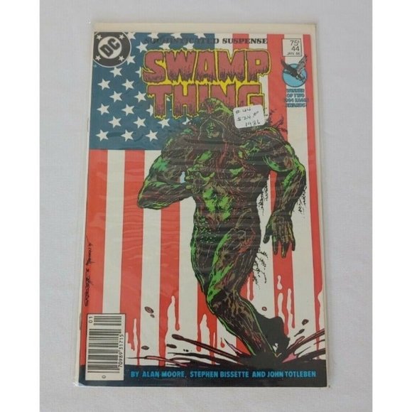 DC Comics Saga of the Swamp Thing Issue #44 1986 Alan Moore Newsstand Variant - Picture 1 of 8